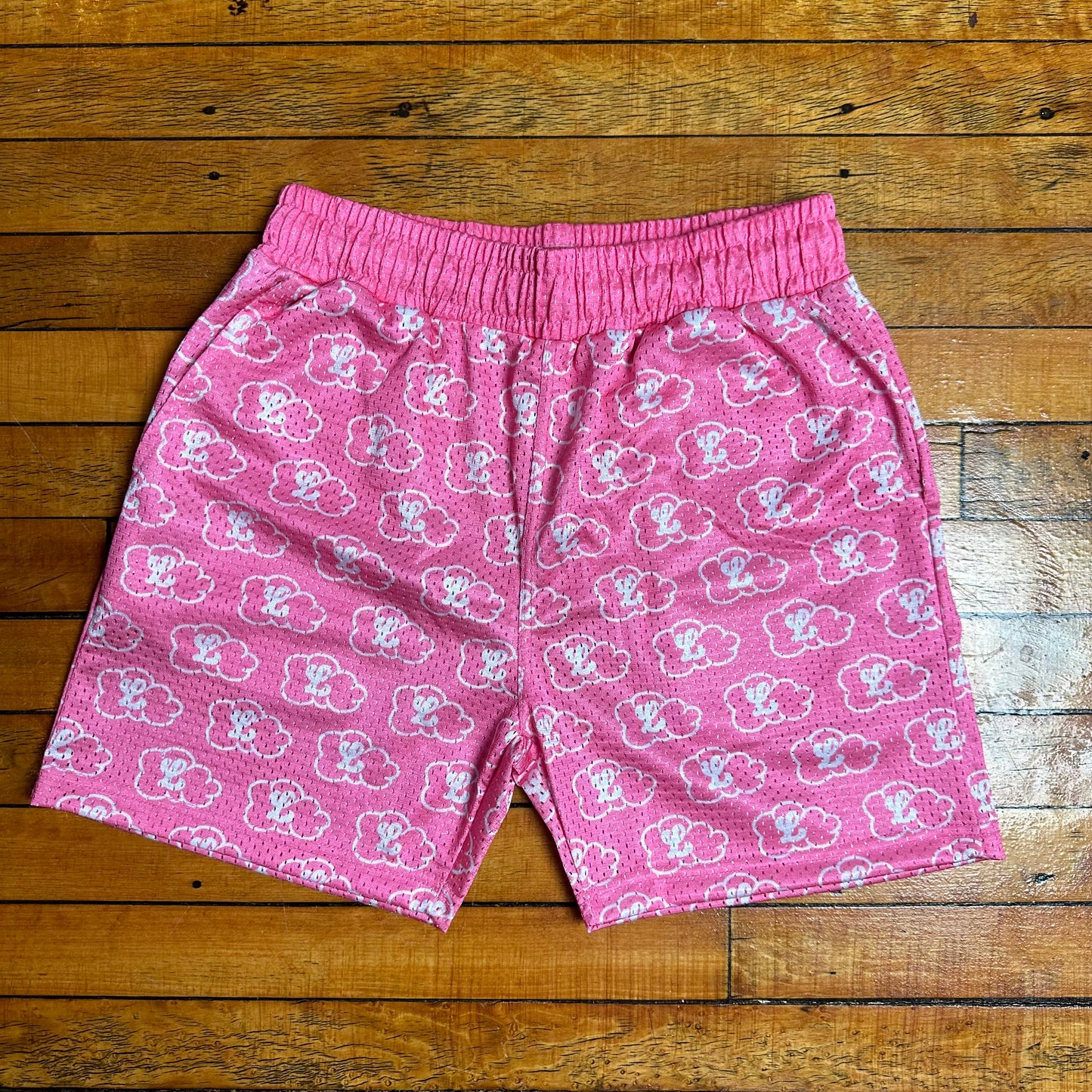 *NEW * CLOUD SHORTS 'FLAMINGO/WHITE' W