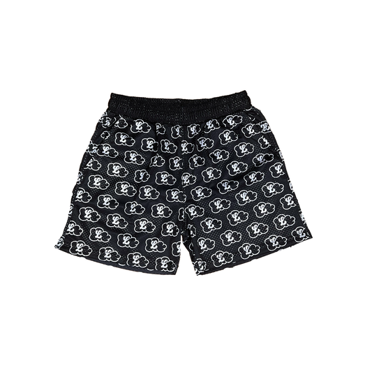 CLOUD SHORTS 'BLACK/WHITE'