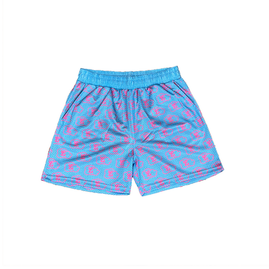 *SOLD OUT* CLOUD SHORTS 'BLUE/PINK'