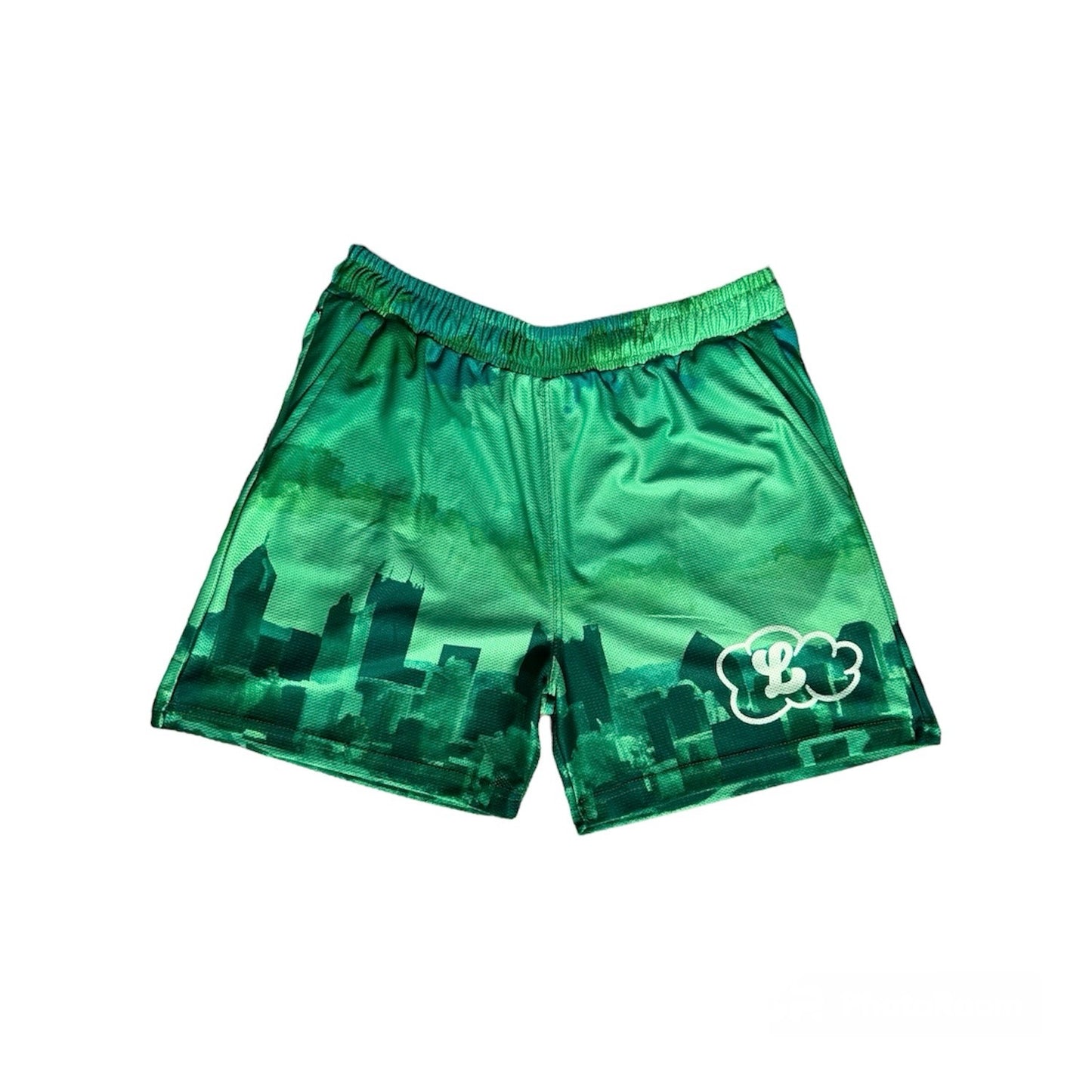 PGH SKYLINE SHORTS 'EMERALD'