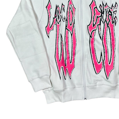 ZIP HOODIE ‘p¡nk & yt!’