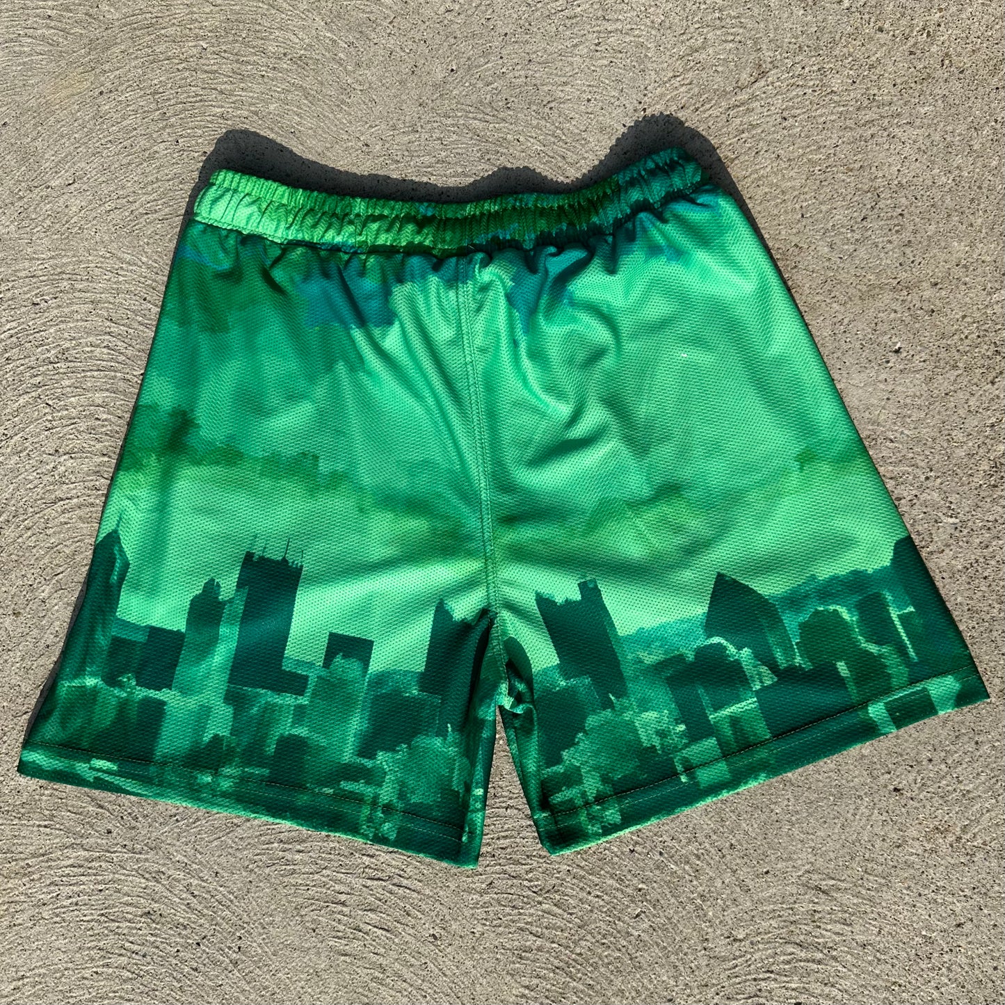 PGH SKYLINE SHORTS 'EMERALD'